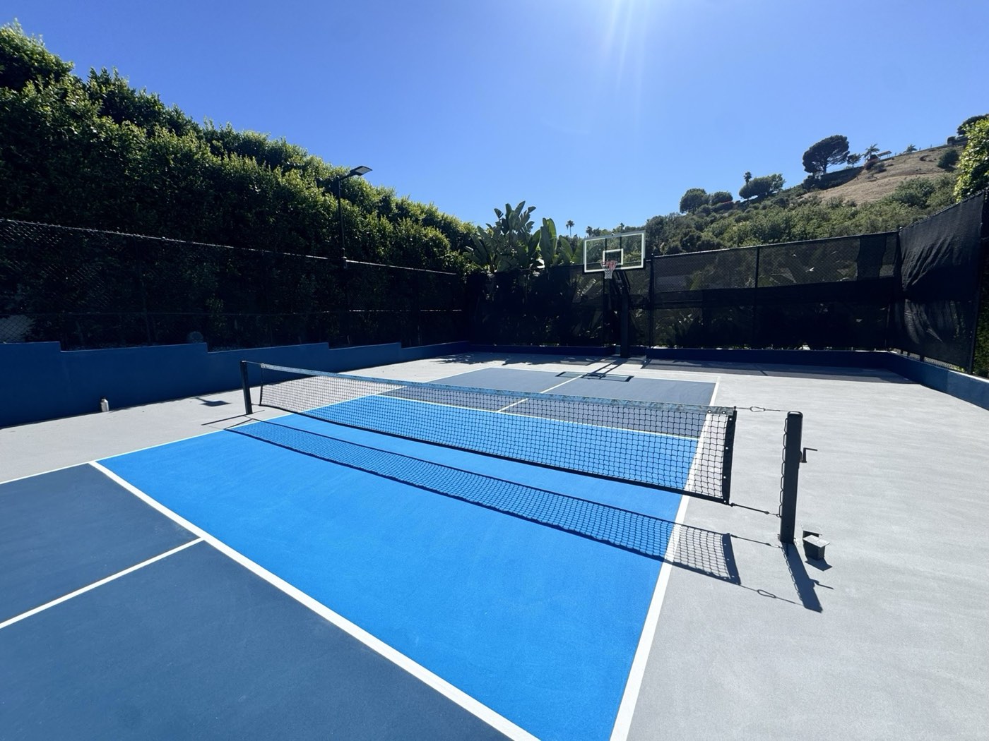 A finished Bellamy court resurfacing
