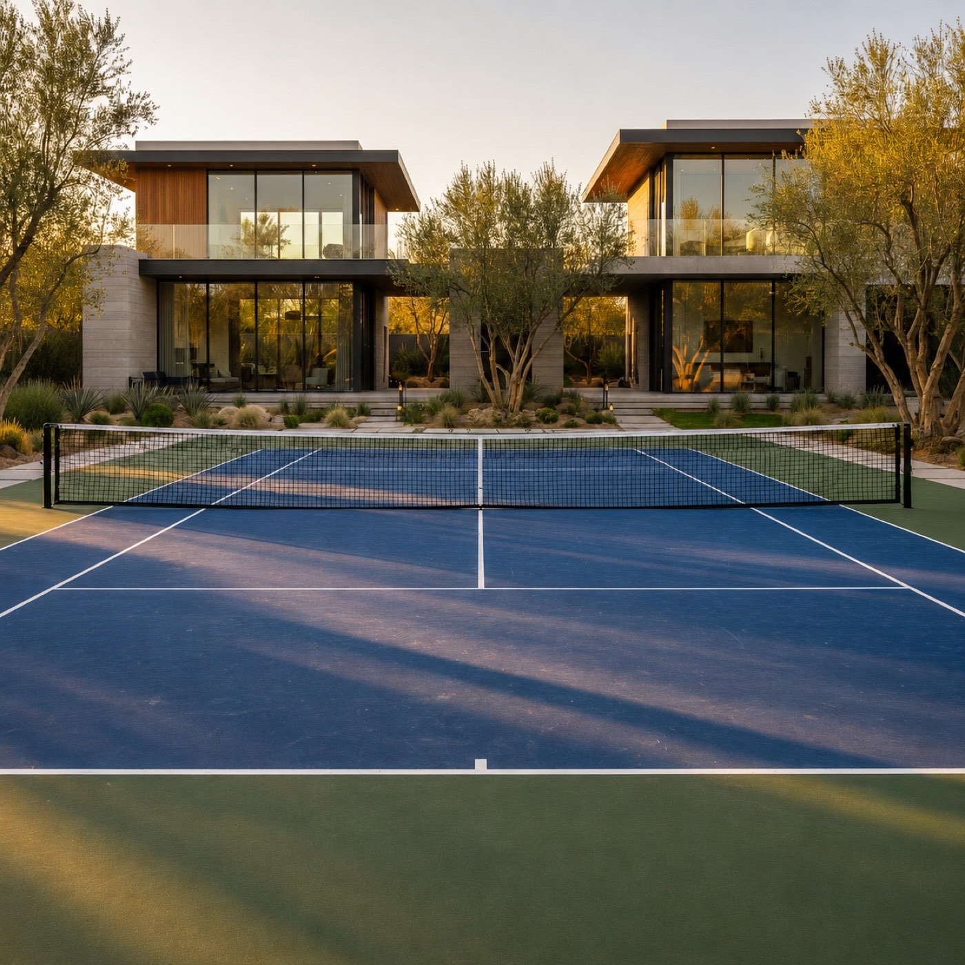 Tennis court restoration